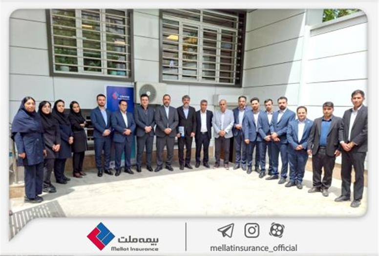 بازدید مدیرعامل بیمه ملت از شعبه تبریز برای بررسی برنامه‌های توسعه‌ای