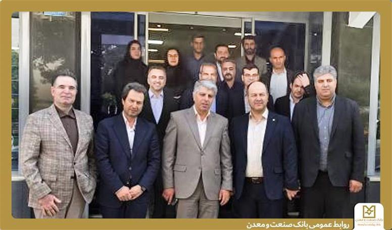 بازدید معاون مهندسی و پشتیبانی بانک صنعت و معدن از مدیریت‌های استانی گلستان و سمنان