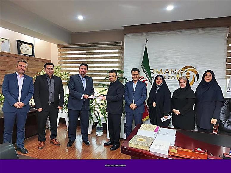 مراسم معارفه سرپرست مدیریت امور شعب و نمایندگان بیمه آرمان برگزار شد