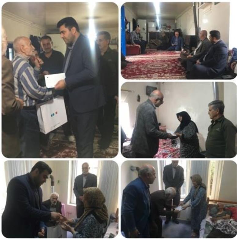 مدیر پروژه صندوق بازنشستگی فولاد در بیمه دی و ریاست صندوق استان مازندران با بیمه‌شدگان صعب‌العلاج دیدار کردند
