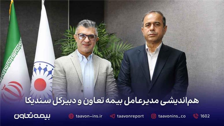 توسعه همکاری‌های صنعت بیمه در دیدار مدیرعامل بیمه تعاون با دبیرکل سندیکای بیمه‌گران ایران