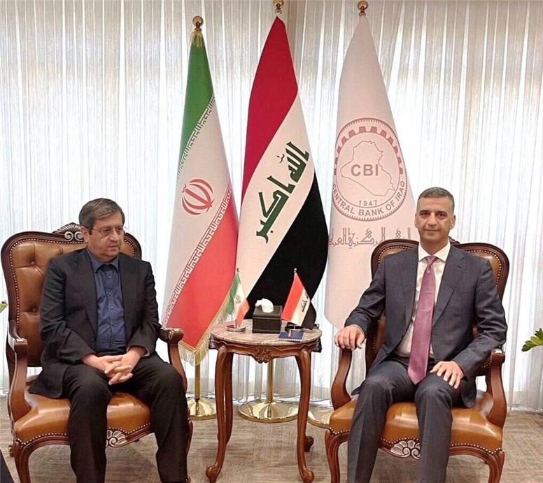تأکید همتی بر پیگیری مطالبات از دولت عراق و استفاده از منابع بانک مرکزی در سیستم بانکی این کشور