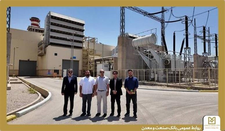 بازدید مدیر بانک صنعت و معدن خوزستان از نیروگاه ۵۰۰ مگاواتی بهبهان
