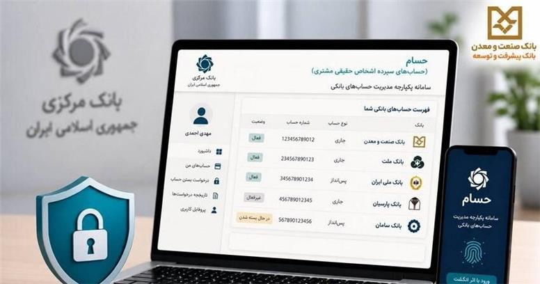 مشتریان بانک صنعت و معدن درخواست‌های «سامانه حسام» را چگونه پیگیری کنند؟
