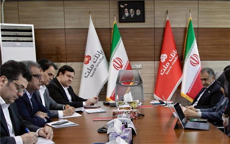 نشست مشترك مدیرعامل بانك ملت و رییس دانشگاه صنعتی شریف با موضوع حمایت از تولیدات علمی و فناورانه