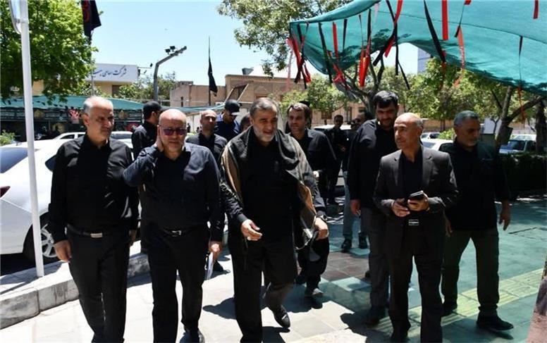 بازدید معاون بانک و بیمه وزارت اقتصاد از موکب بیمه ایران در مشهد