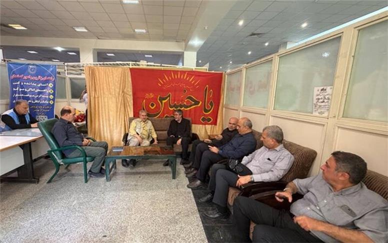 خدمت‌رسانی بی‌وقفه به زائران اربعین