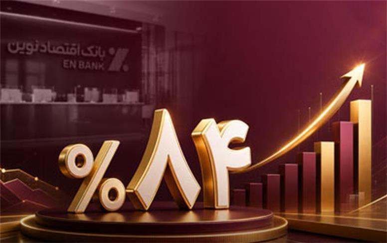 رشد 84 درصدی درآمدهای بانک اقتصادنوین