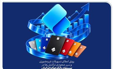 رونق اعطای تسهیلات غیرحضوری و سیر صعودی تراکنش‌ها در سپینوی بانک صادرات ایران